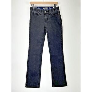 Levi's Womens 525 Straight Jeans Perfect Waist Size 29x32/30 Black Wash